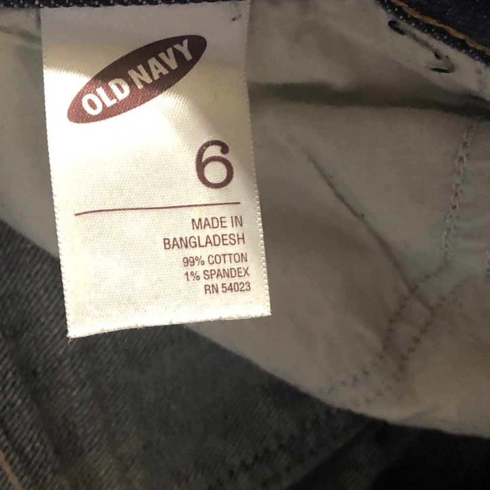 OLD NAVY Denim Jeans Mini Skirt Womens Size 6 Medium Wash Front & Back Pockets - Picture 4 of 13